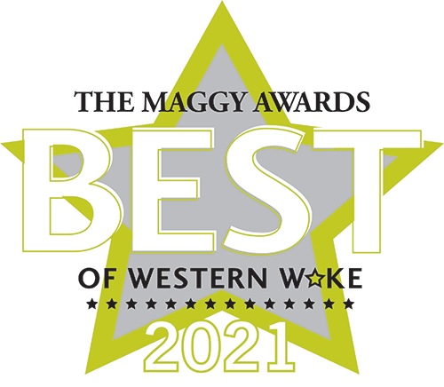 Cary Magazine's
2021 Maggy Award Winner
Best Pizzeria